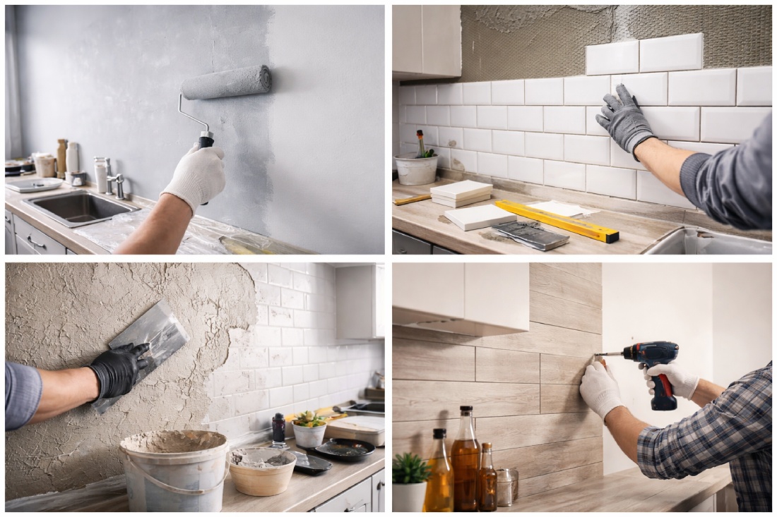 Чем лучше отделать стены на кухне в квартире