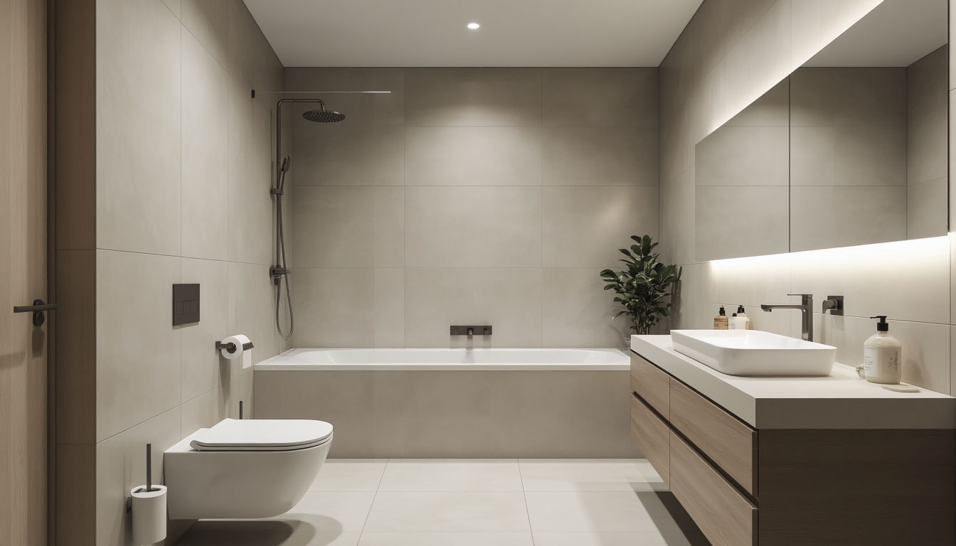 Плитка или керамогранит для ванной