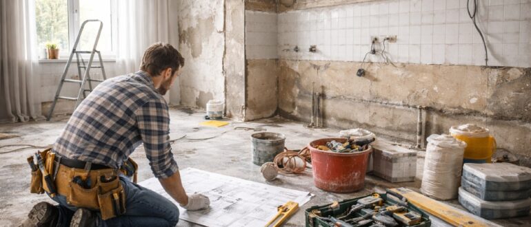 С чего начинать ремонт на кухне в квартире